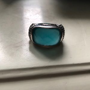 Lia Sophia turquoise ring